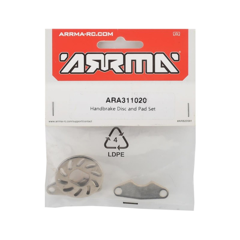 Arrma Infraction V2 Handbrake Disc & Pad Set