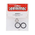 Arrma 6S BLX Aluminum Shock Collar (Black) (2)