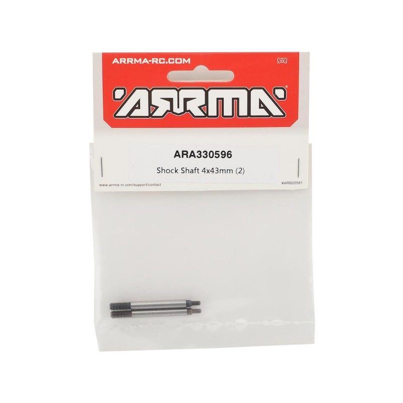 Arrma Infraction/Limitless 4x43mm Front Shock Shaft (2)