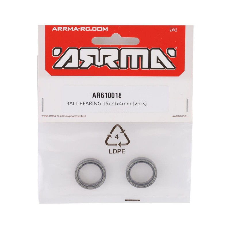 Arrma Bearing 15x21x4mm (2)