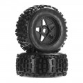 Arrma Dboots 'Back -Flip Lp 4S' Tire Set Glued (Black)  (2)