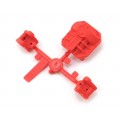 Axial AR44 Differential Cover/Link Mount Set (Red)