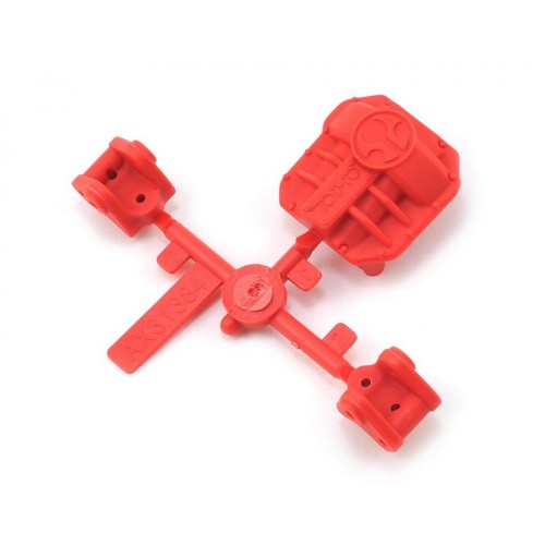 Axial AR44 Differential Cover/Link Mount Set (Red)