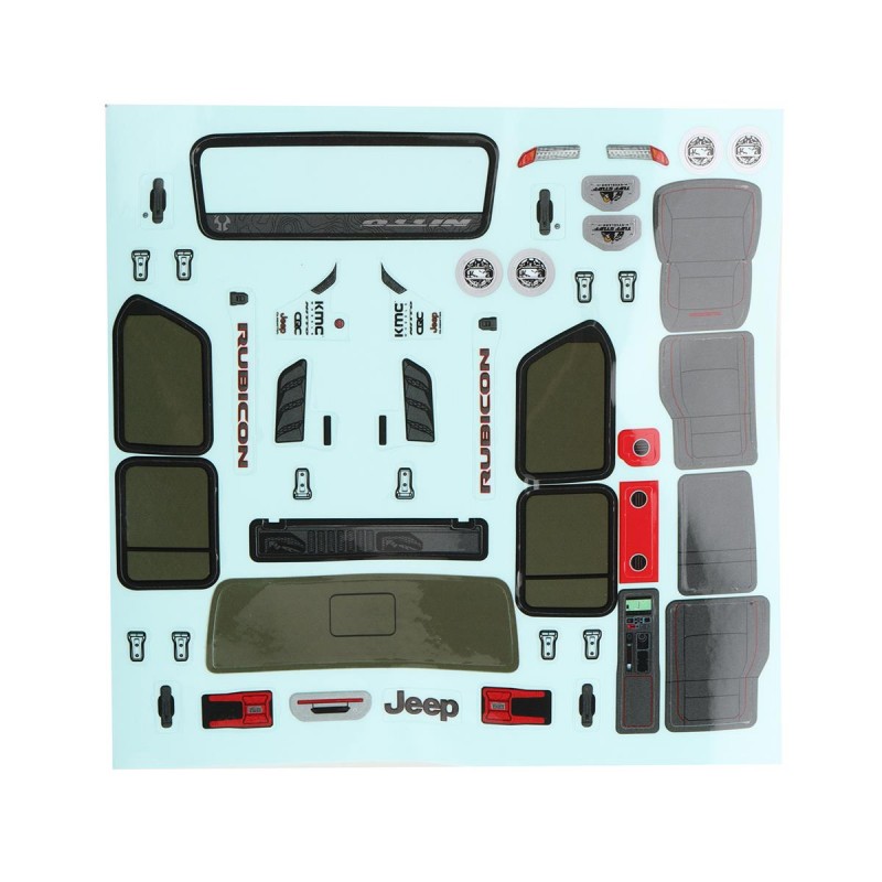Axial SCX24 Jeep JT Gladiator Body Set (Clear)