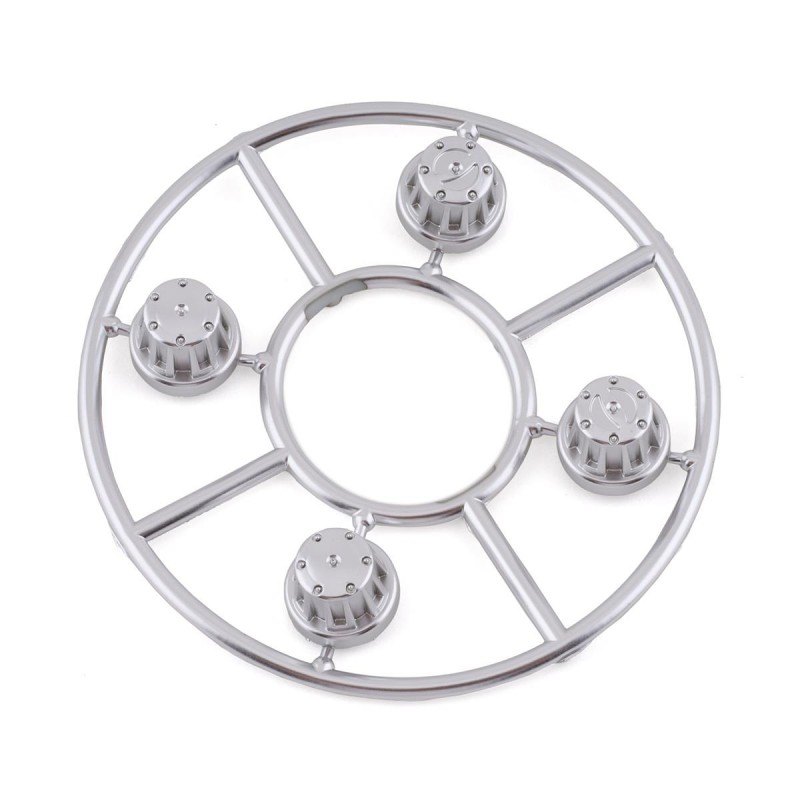 Axial 1.9 Method MR307 Hole Wheels Satin (Silver) (2)