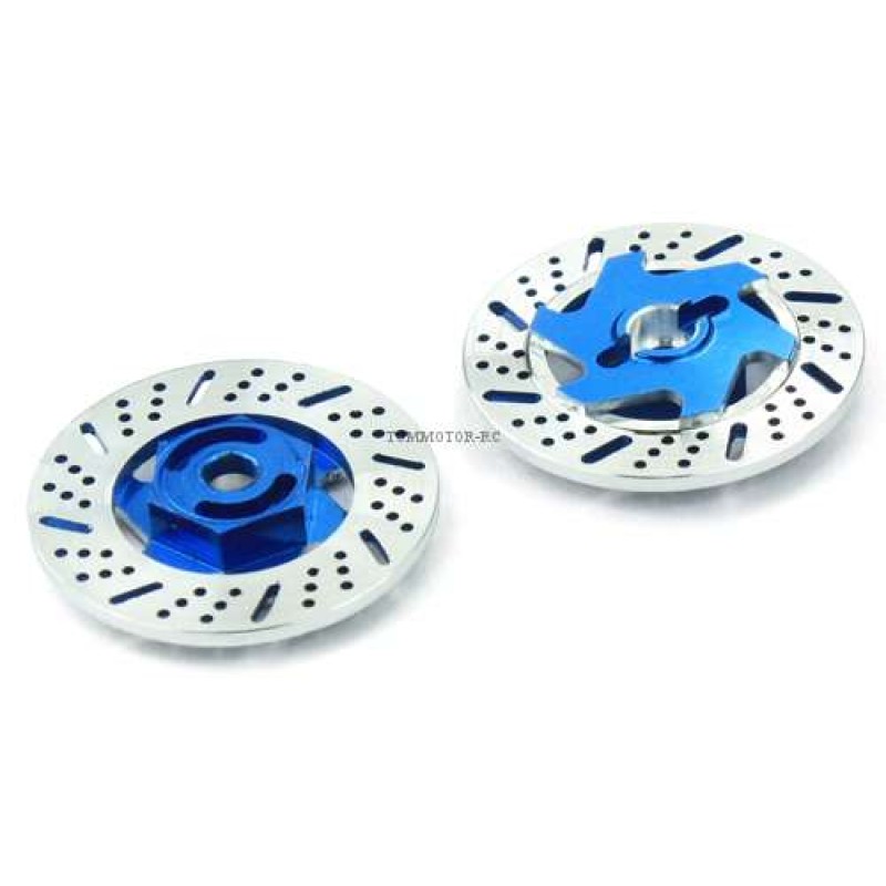  CPV  Aluminum Wheel Adaptors w/ inseparate brake disc (Blue)