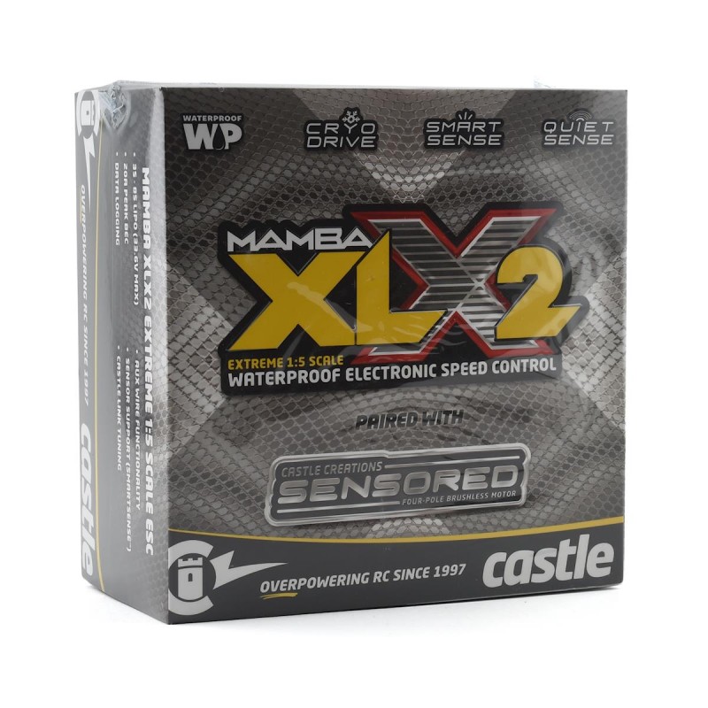 Castle Creations Mamba XLX 2 1/5 Sensored Brushless ESC/Motor Combo (800Kv) w/2028 Motor