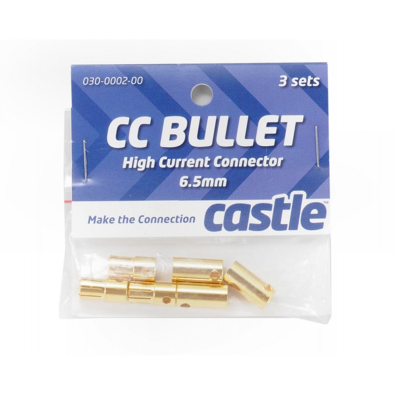 Castle Creations 6.5mm High Current Bullet Connector Set