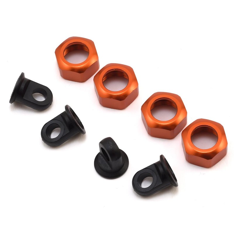 HPI Trophy Series Shock Caps (Orange) (4)