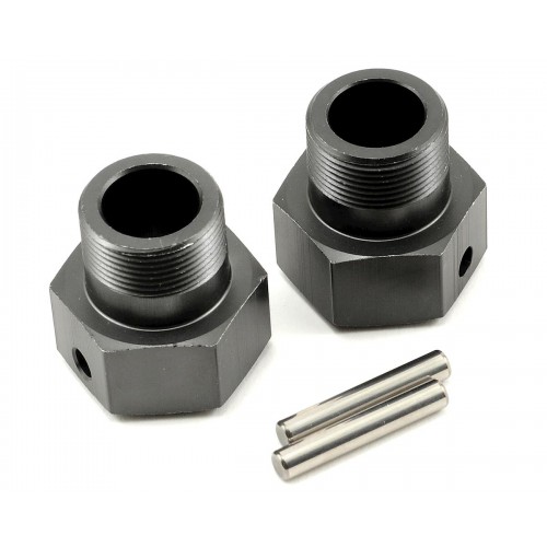 HPI 24x27mm Wheel Hex Hub Set (Gunmetal (2)
