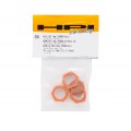 HPI 24mm Serrated Wheel Nut (Orange) (4)