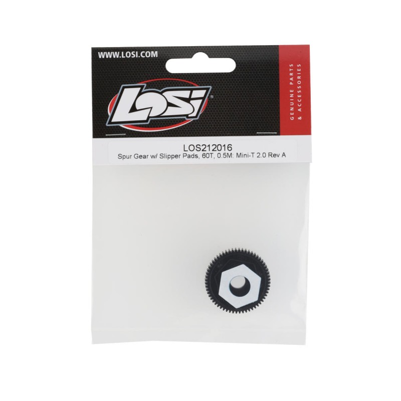 Losi Mini-T 2.0 Spur Gear w/Slipper Pads (60T)