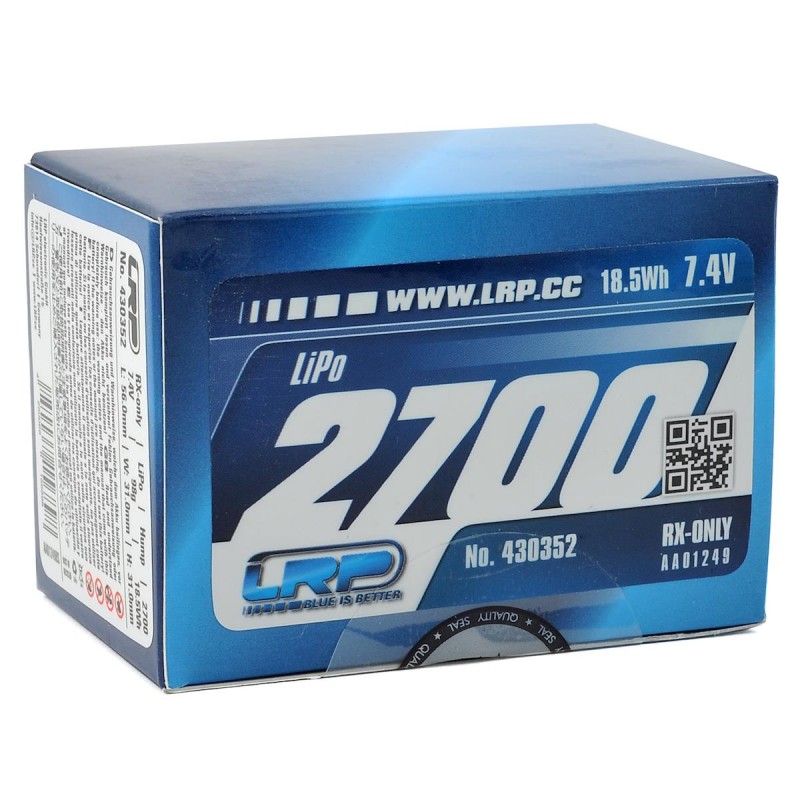LRP LiPo 2700 RX-Pack 2/3A Hump - RX-only - 7.4V