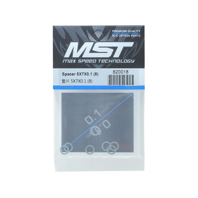 MST 5x7x0.1mm Spacer (8)