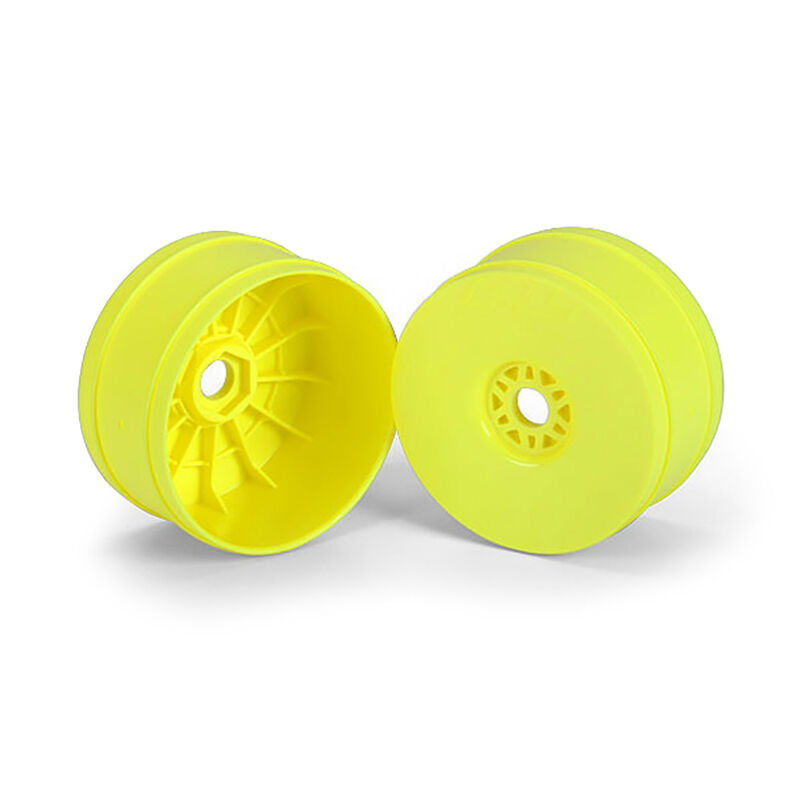 Pro-Line 1/8 Velocity Front/Rear 17mm Buggy Wheels (4) Yellow