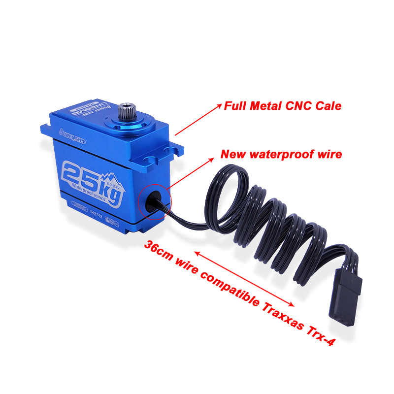 Power LW25MG Waterproof Case Digital Steel Gear Servo /Metal Case