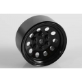 RC4WD Aluminium Pro10 1.9" Steel Stamped Beadlock Wheel (Black) (4)