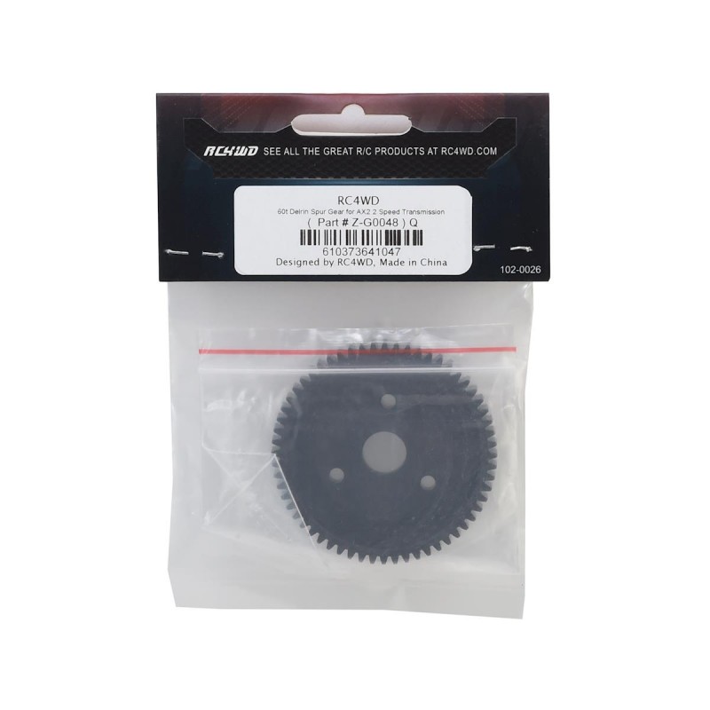 RC4WD AX2 2 Speed Transmission Delrin Spur Gear (60T)