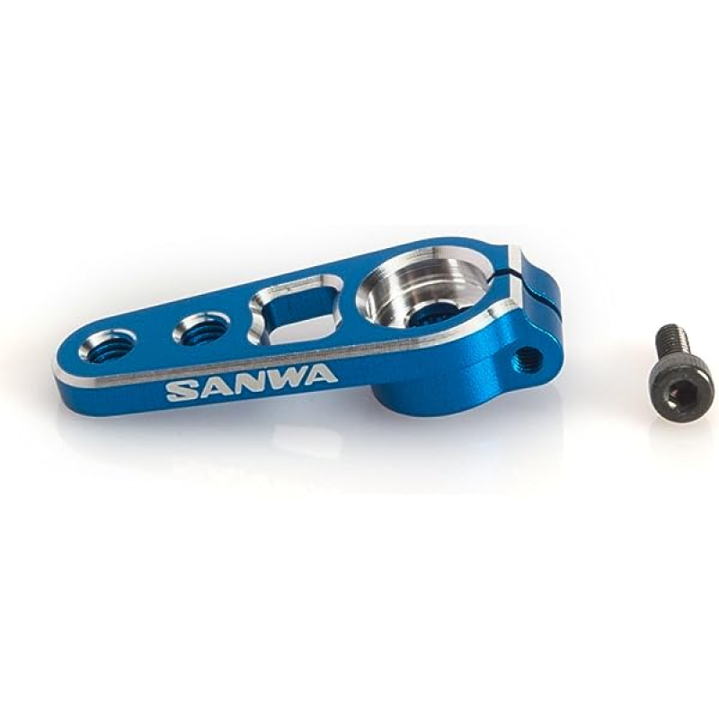 Sanwa/Airtronic Aluminum Steering Servo Horn (23T) (Blue)