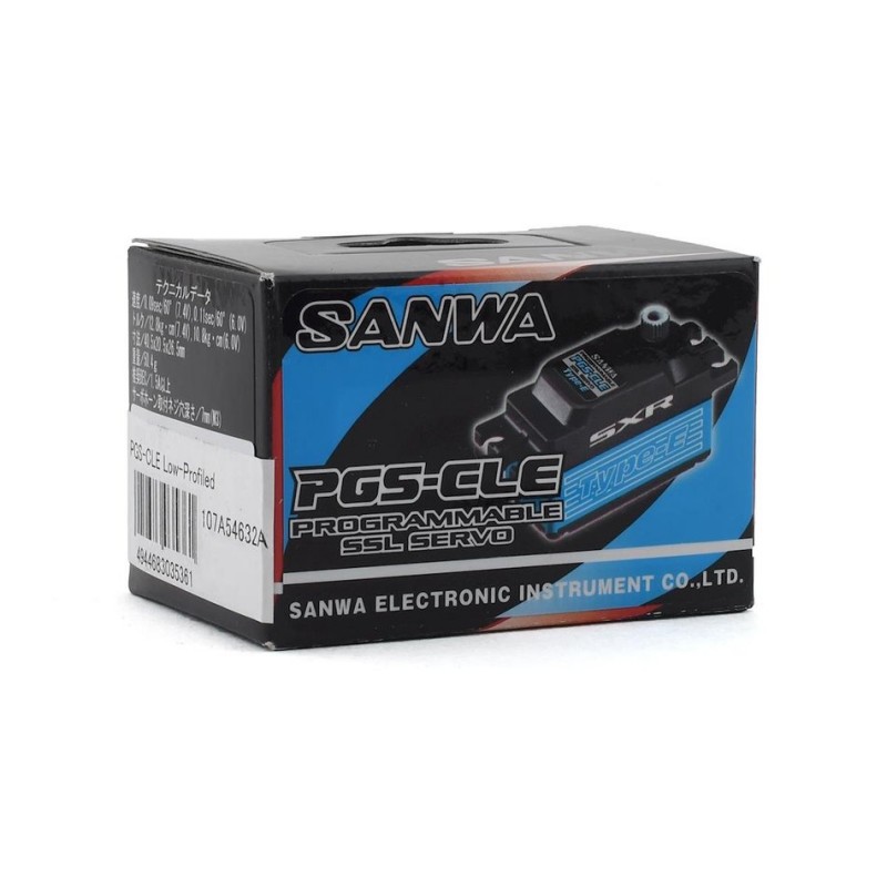 Sanwa/Airtronics PGS-CLE Hi-Speed Programmable Low Profile Brushless Servo (High Voltage)
