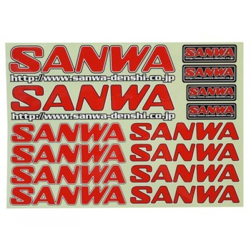 Sanwa/Airtronics Decal Sheet