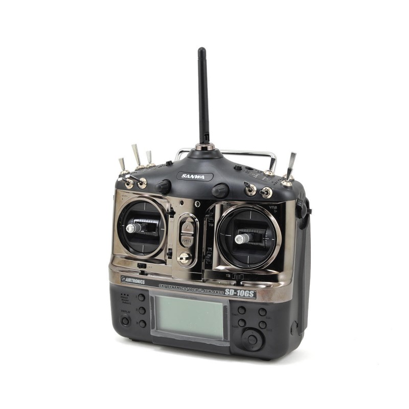 Sanwa/Airtronics SD10GS 10-Channel 2.4GHz FHSS-3 Radio System w/RX ...