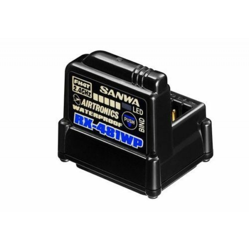Sanwa/Airtronics RX-481WP Waterproof 2.4GHz 4-Channel FHSS-4 Receiver