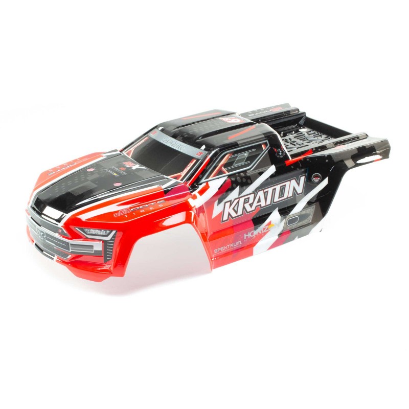 ARRMA KRATON 6S BLX 1/8 PAINTED BODY WITH DECALS, RED
