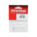 Traxxas Spring, shock, white (GTR long) (0.767 rate black) (2)