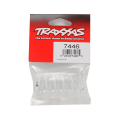 Traxxas Spring, shock, white (GTR xx-long) (0.874 rate black) (2)