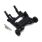 Traxxas Wheelie bar, assembled (black) (fits Slash®, Stampede®, Rustler®, Bandit® series)