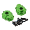 Traxxas TRX-4 & TRX-6 Aluminum Portal housings outer 6061-T6 (Green) (2) w/ 2.5x10 CS (12)