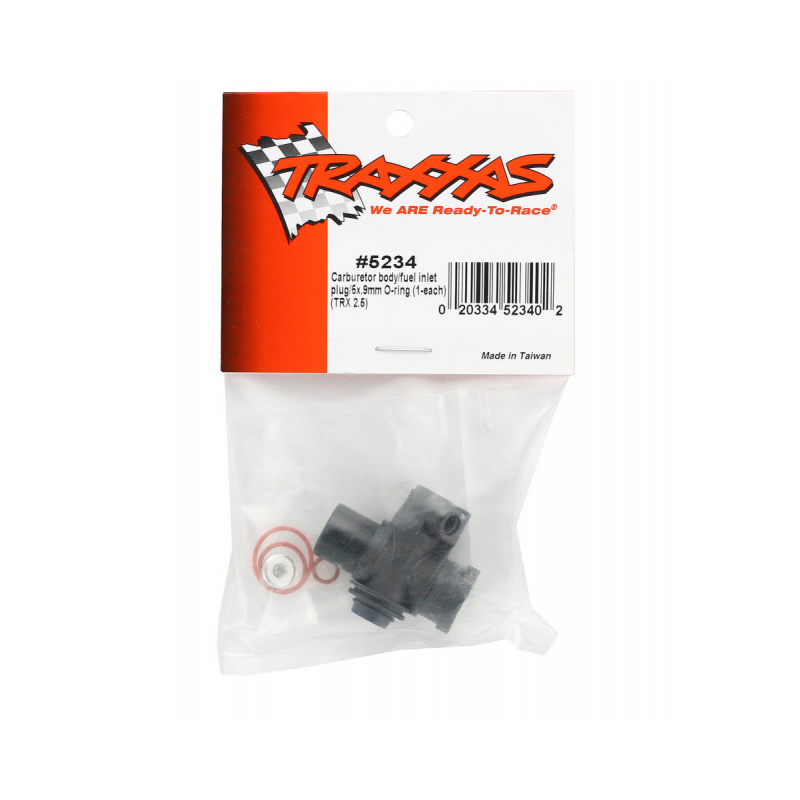 Traxxas (TRX® 2.5, 2.5R, 3.3) Carburetor body fuel inlet plug w/ 5x.9mm O-ring 
