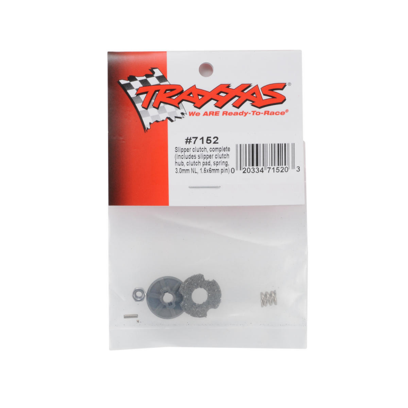 Traxxas 1/16th series Slipper clutch complete set includes slipper clutch hub w/clutch pad & spring 3.0mm 