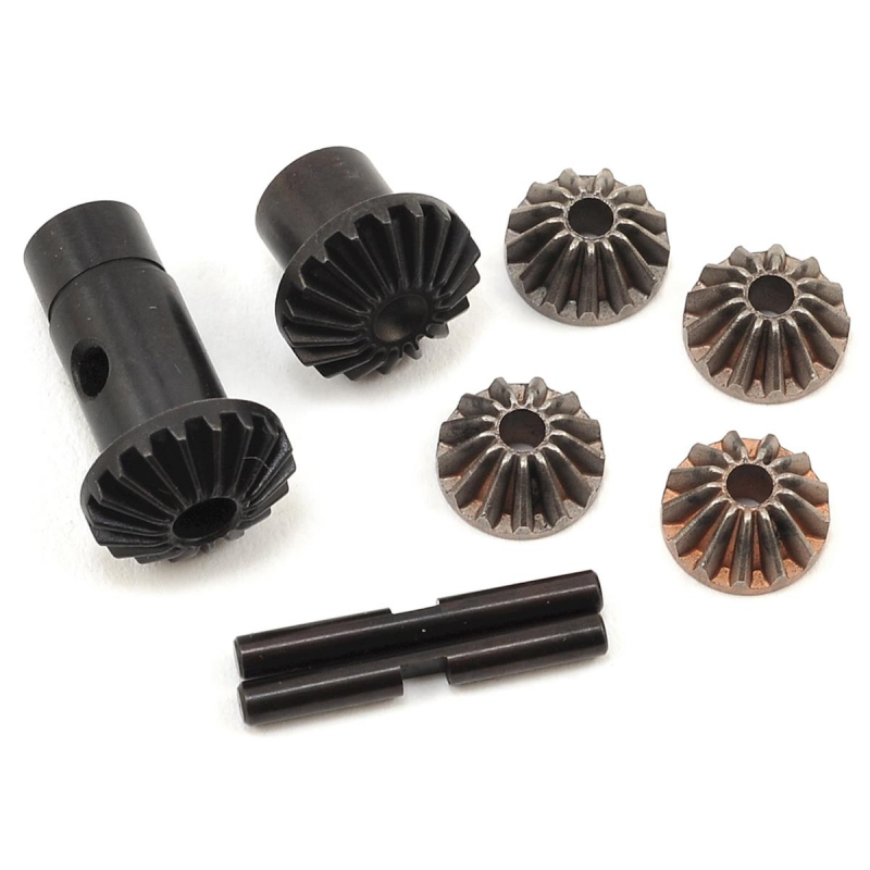 Traxxas differential Gear set output gears (2) w/spider gears (4) & spider gear shaft (2)