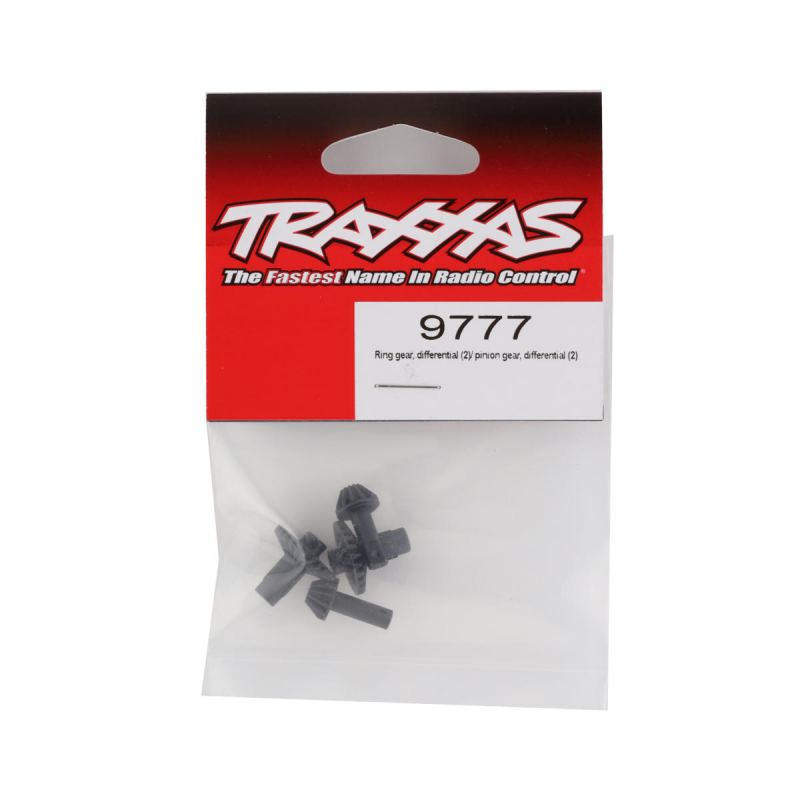 Traxxas TRX-4M Ring gear w/ axle (2) & pinion gear axle (2)