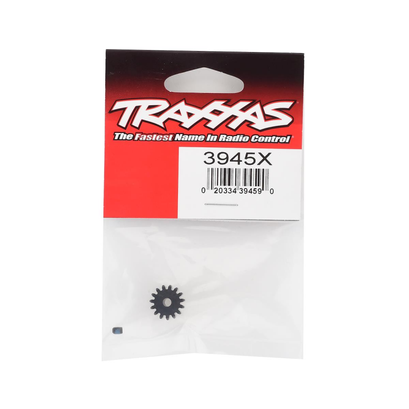Traxxas 15-T pinion gear (32-p) heavy duty (machined, hardened steel) (fits 3mm shaft)