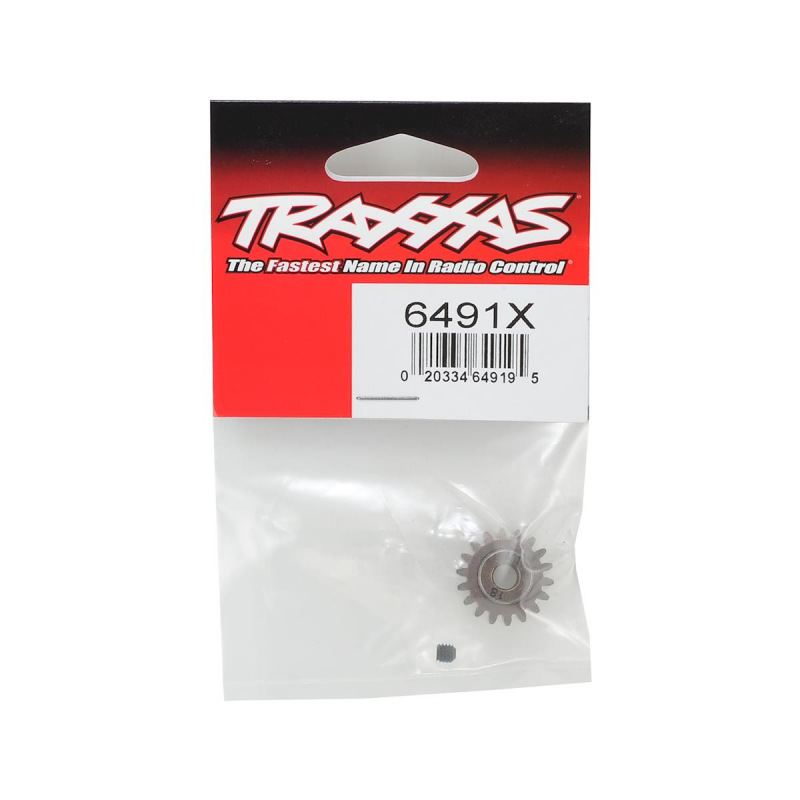 Traxxas 18-T pinion gear w/1.0 metric pitch (fits 5mm shaft)