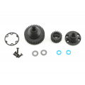 Traxxas Jato differential gear 38-T & differential drive gear 20-T w/ side cover plate & gasket inc. output gear seals (x-ring) (2)