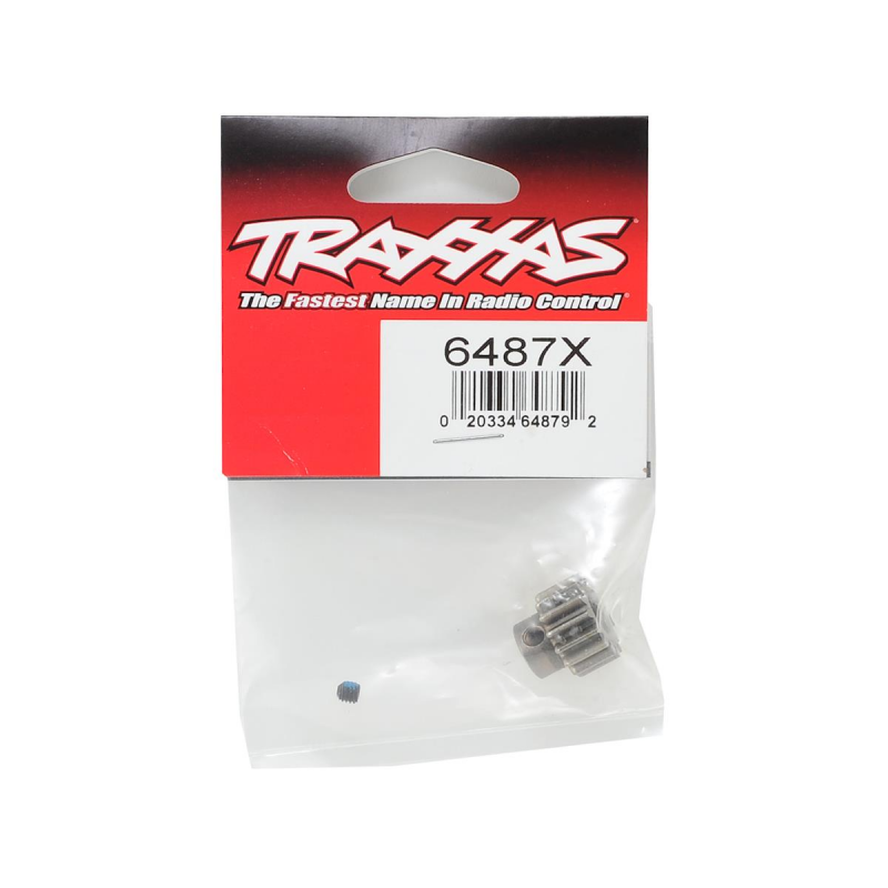 Traxxas 15-T pinion Gear (1.0 metric pitch) (fits 5mm shaft) w/ set screw (for use only with steel spur gears)