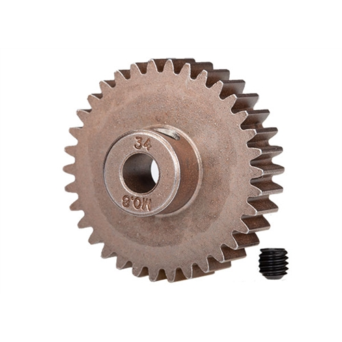 Traxxas XO-1 Pinion Gear 34-T w/1.0 metric pitch (fits 5mm shaft)/ set screw