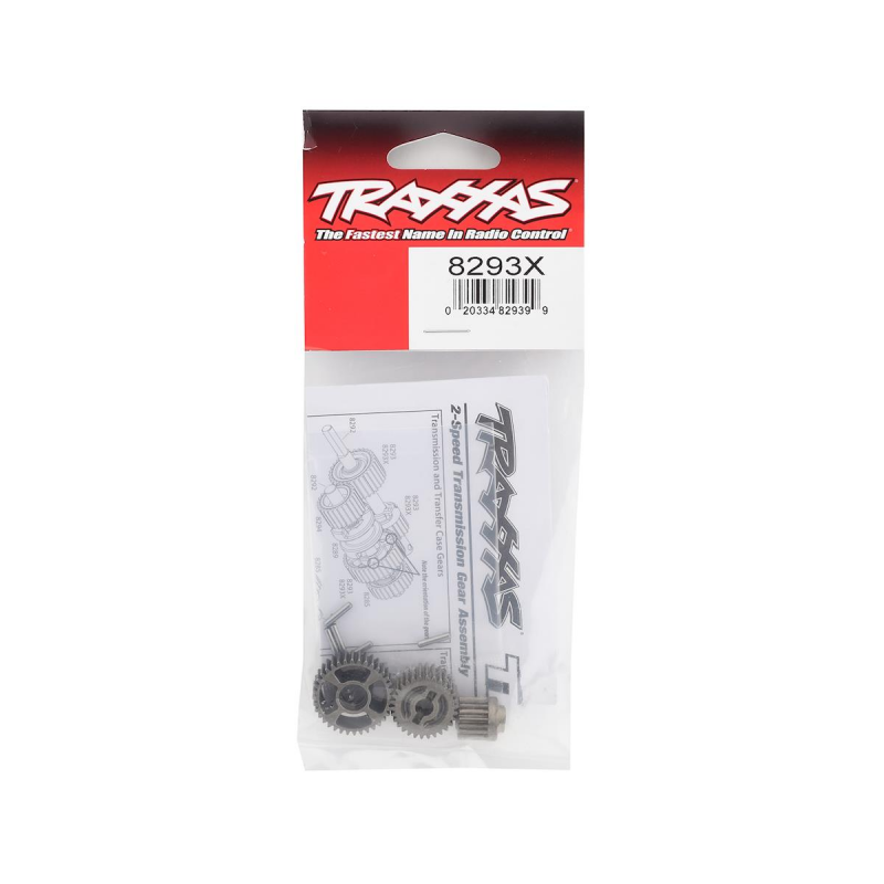 Traxxas TRX-4 & TRX-6 transmission gear set w/metal (includes 18T & 30T input gears w/36T output gear)