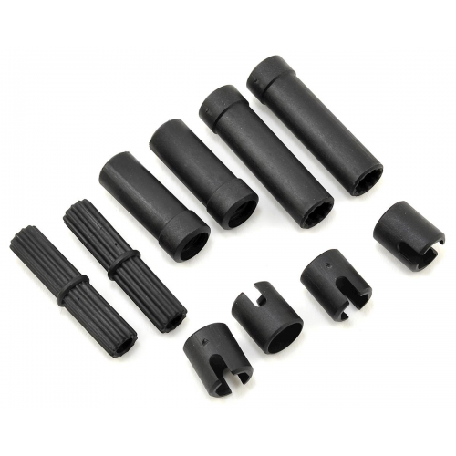 Traxxas TRX-4 & TRX-6 Half center shafts (internal splined front (2) & internal splined w/rear (2) external splined (2) pin retainer (4)