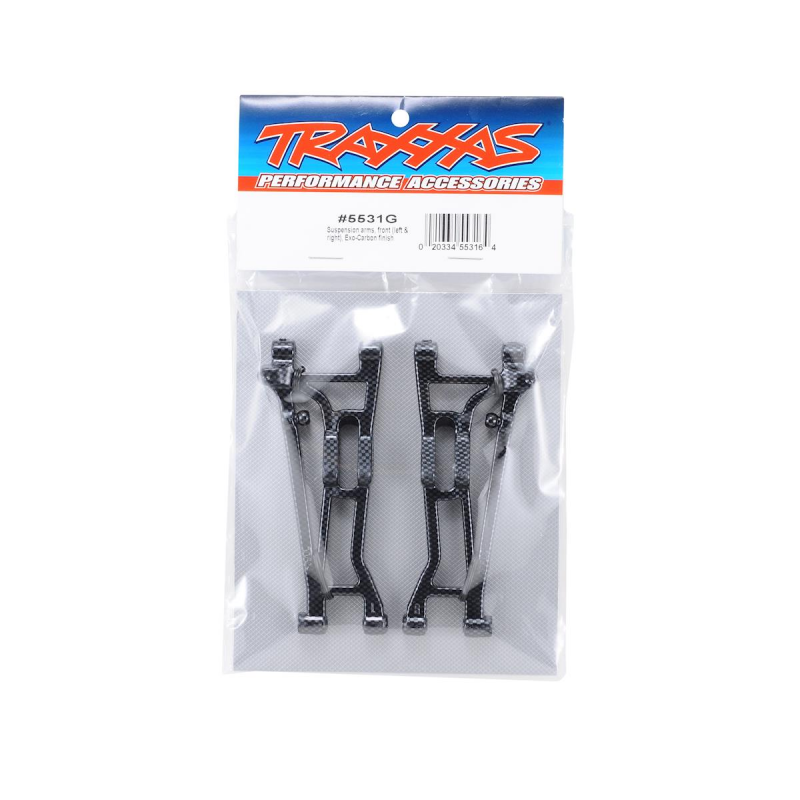 Traxxas Jato Suspension arms front (left & right) w/ Exo-Carbon finish