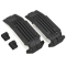 Traxxas X-Maxx front Skidplate & rear rubber impact cushion (2)