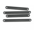 Traxxas Camber link set non-adjustable (front & rear) (black)