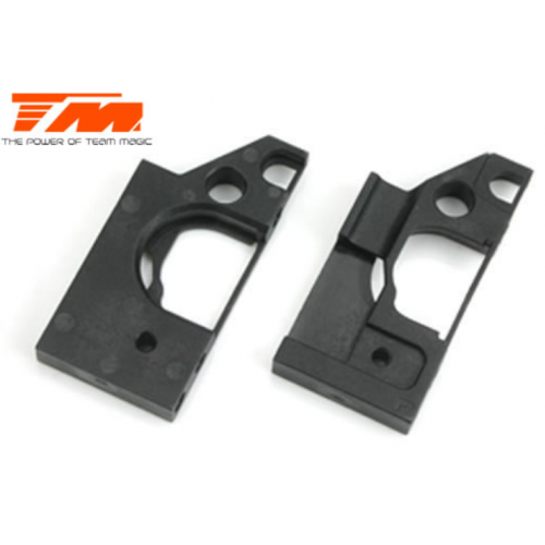 Team Magic E4JS/JR - Front Nylon Bulkhead Set