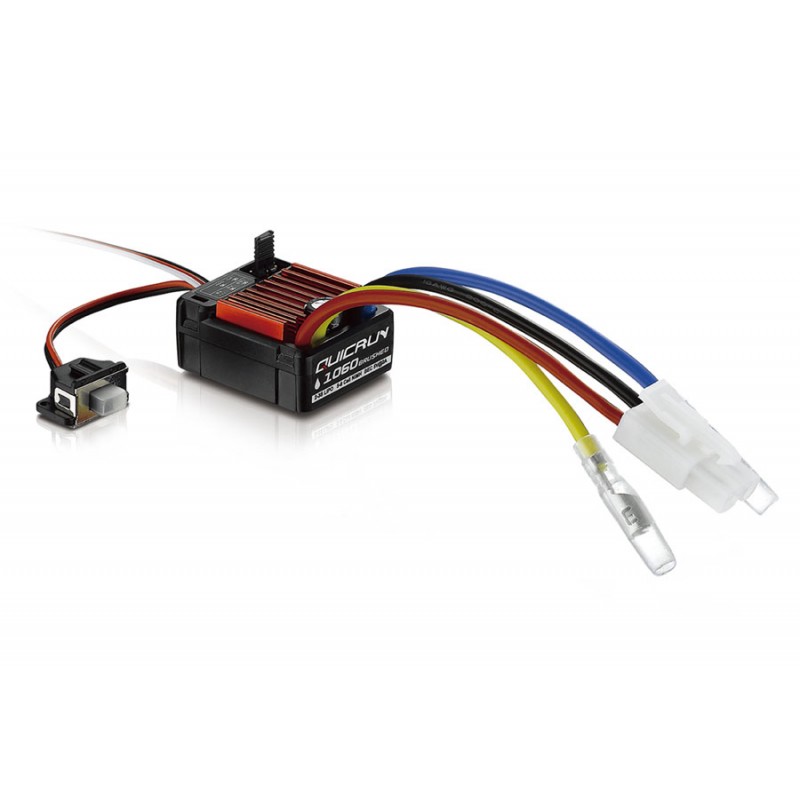 Hobbywing QuicRun Waterproof 1060 Brushed Crawling ESC (2-3S)