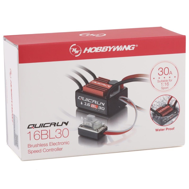 Hobbywing Quicrun WP-16BL30 Waterproof 1/18th Scale Brushless ESC