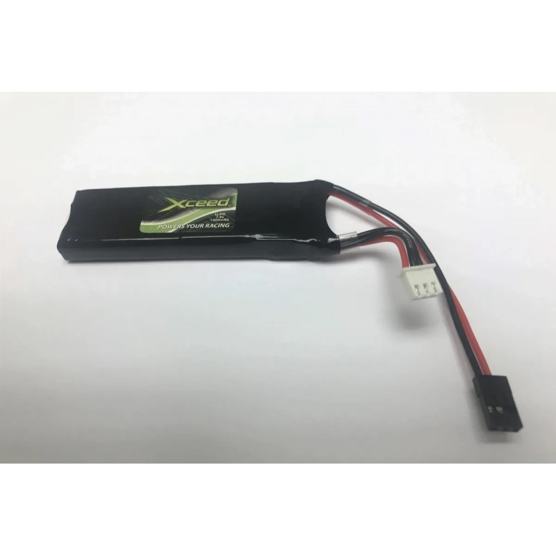 Battery-pack Lipo (V2) 1/8 & 1/10 GP, 1300-7.4V with Futaba plug